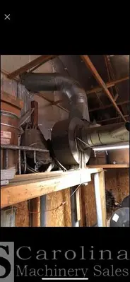 Unknown  10 HP Dust Fan with Ductwork