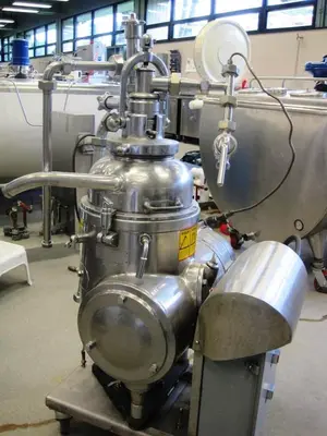 Westfalia MP 1254-D warm milk separator, 316SS.