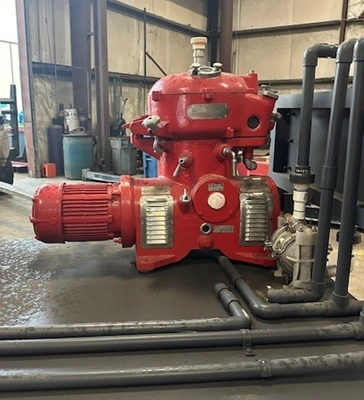 Sharples P600 and Westfalia OTA 7 centrifuge test system.