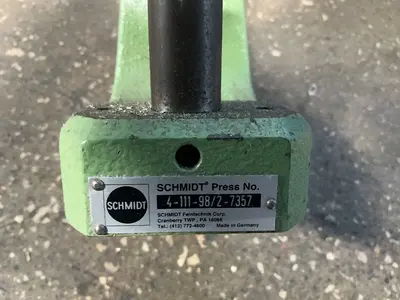 Used SCHMIDT 411198/27357 Arbor Presses Ohio US | HGR 24 #1311766