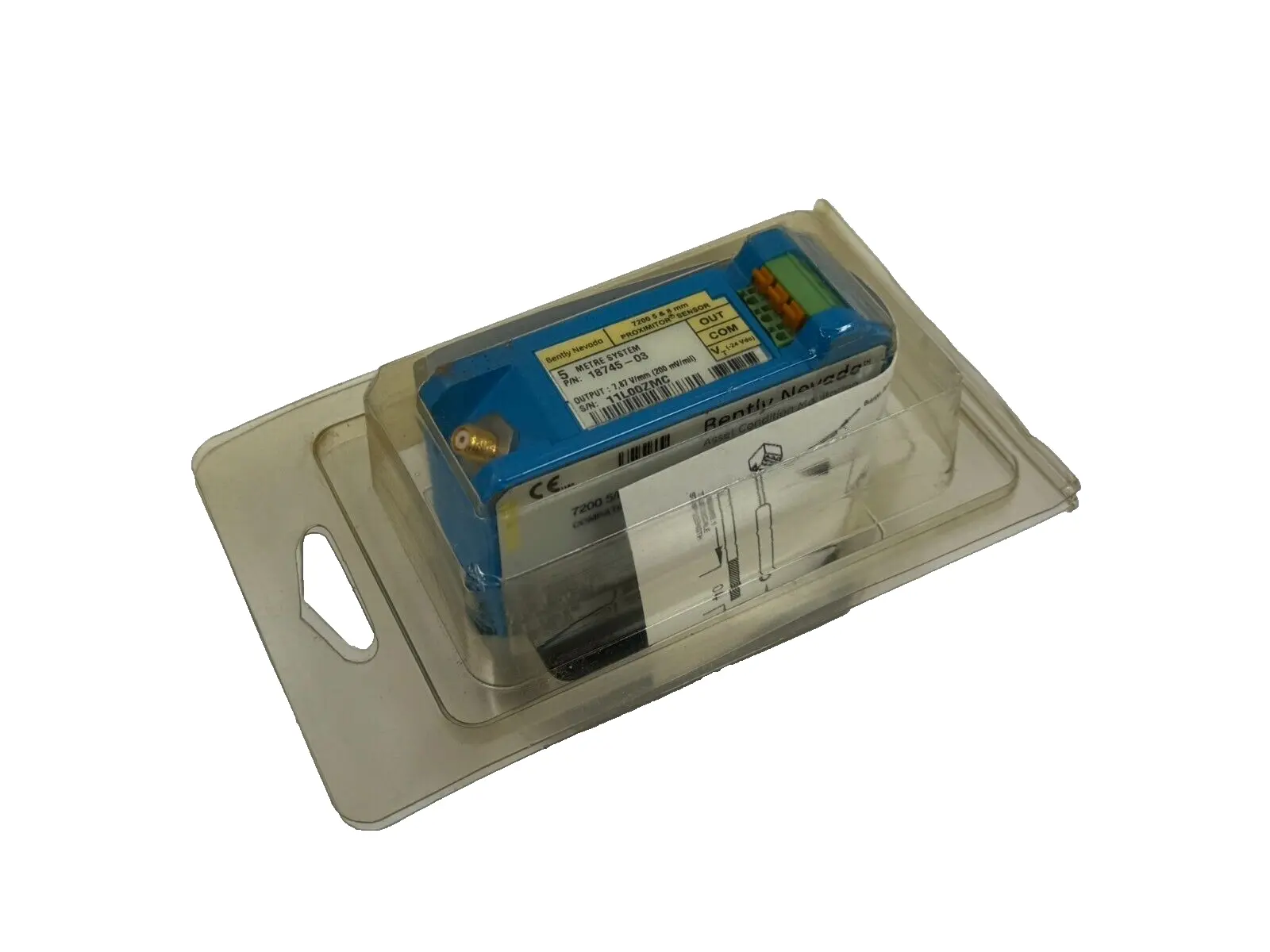 NEW BENTLY NEVADA 18745-03 PROXIMITOR SENSOR 7200 XL 5-8MM 1874503