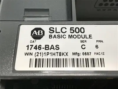 USED ALLEN BRADLEY 1746-BAS SER C