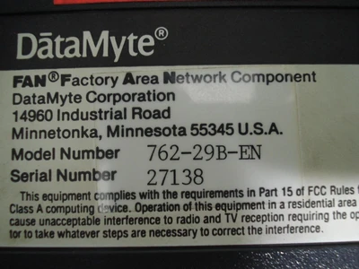 Used DATAMYTE _UNKNOWN_ Test Equipment - Other | OCO Industrial #1627560