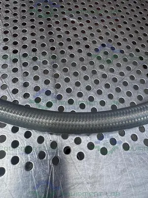 USED SANI-TECH WEST 84" STAINLESS STEEL FLEXIBLE BRAIDED HOSE 1/2" SANITARY FITTING