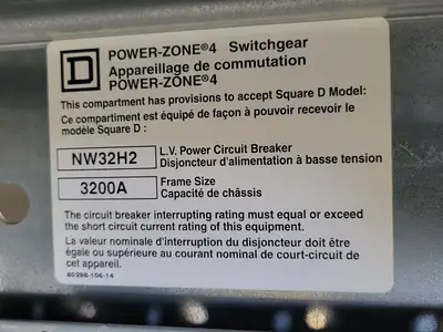 Used SQUARE D POWER-ZONE 4 Switchgears British Columbia CA | Lenmark #239369