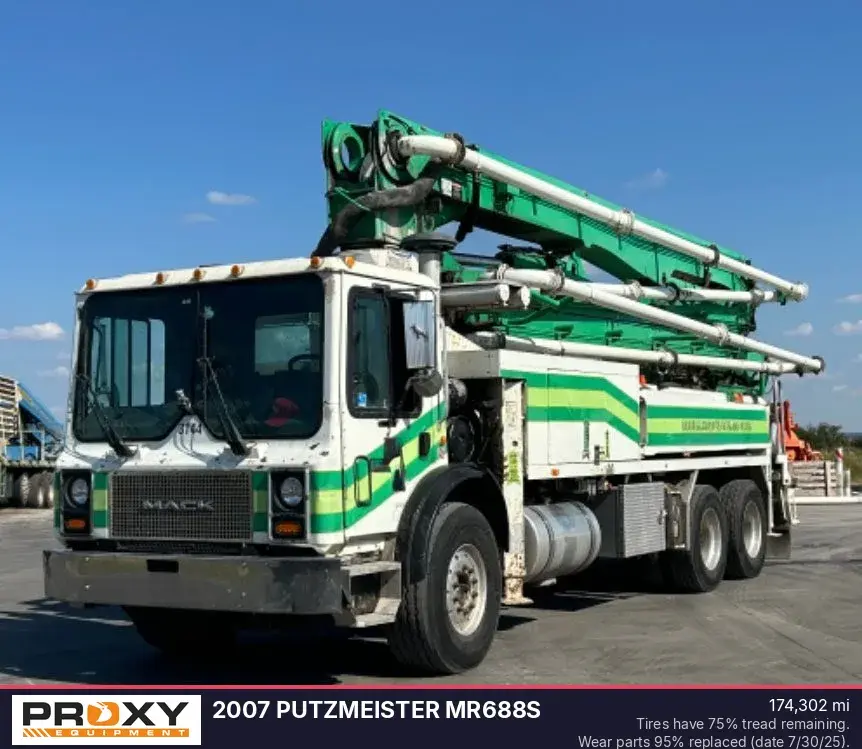 Used 2007 PUTZMEISTER MR688S Concrete Mixer Trucks Oklahoma US | Proxy Equipment #1382729