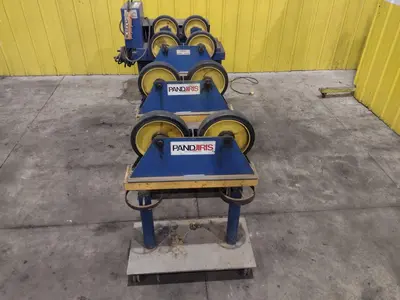 6,000 LB PANDJIRIS MODEL PIPER 3 TANK TURNING ROLLS, DRIVE & IDLERS, 110V : YOBRO 24750