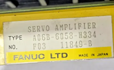 FANUC A06B-6058-H334 A06B6058H334 SERVO Drive AMPLIFIER AC