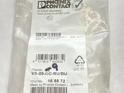 USED PHOENIX CONTACT GENDER CHANGER 9-POSITION 1688722 LOT OF 9