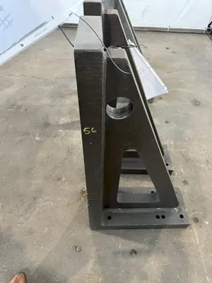 8" WIDE X 36" TALL X 20" DEEP ANGLE PLATES. STOCK # 1119424