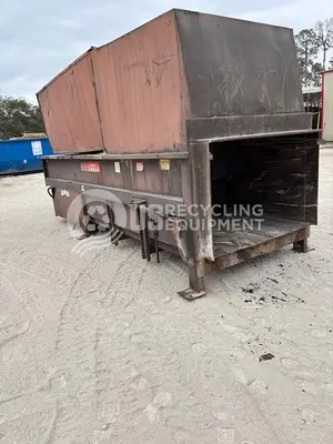 USED PTR TWO (2) TP4000-HD STATIONARY COMPACTORS