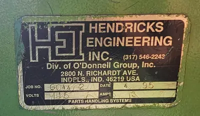 USED 1995 HENDRICKS ENGINEERING 6044