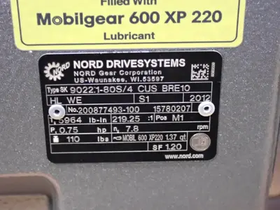 USED NORD SK80S15 CUS BRE10 HL WE