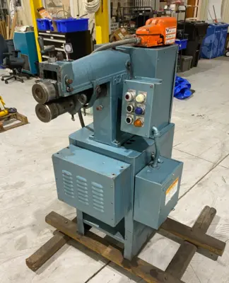 USED PEXTO, ROPER WHITNEY POWERED COMBINATION ROTARY MACHINE FOR BEADING/CRIMPING