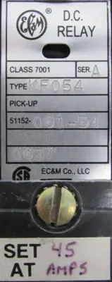 NEW EC&M 7001-KF054 RELAY 51152-061-54 7001KF054