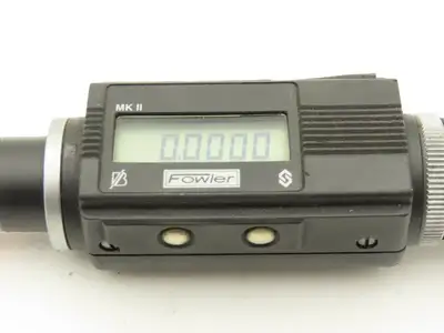 Fowler MKII BSU1 Holemike Digital Indicator Bore Gage 3/4"-2" Range .00005"