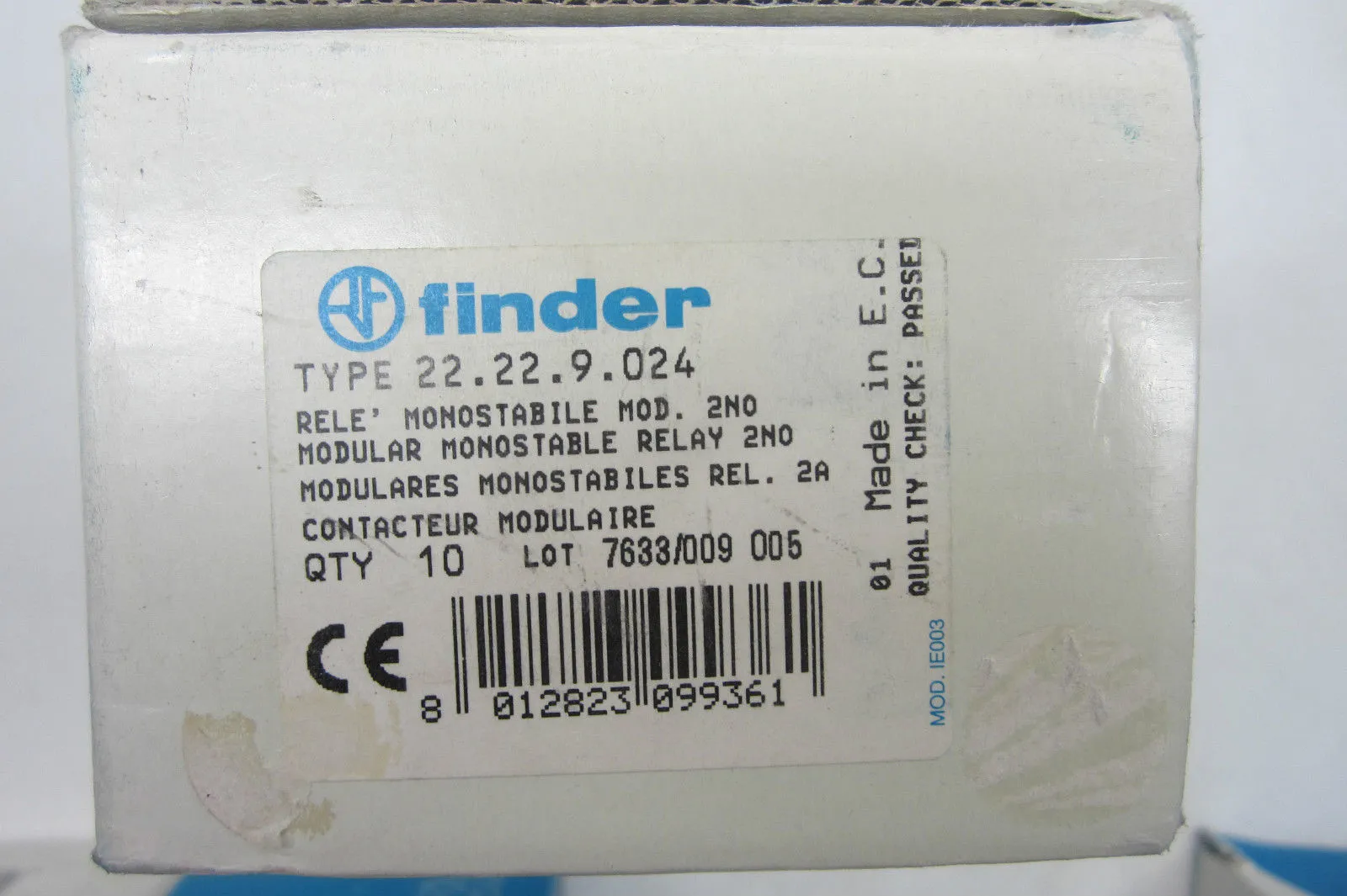 10 NEW FINDER 22.22.9.024 RELAY 22229024