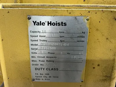 Used WHITING CEW10X20RT14D4 Material Handling (misc) Ohio US | HGR 24 #1404946