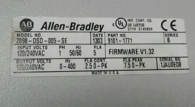 USED ALLEN BRADLEY 2098-DSD-005-SE