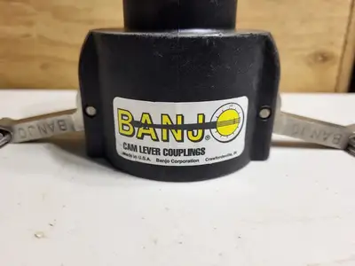 200C Polypropylene Cam Lever Type C Coupling 2" Female Coupler x 2" Hose Barb