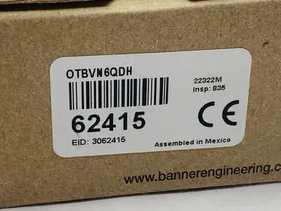 New | in-Stock Banner OTBVN6QDH,62415 Relays & Switches Michigan US | Maverick Industrial Sales #1464092