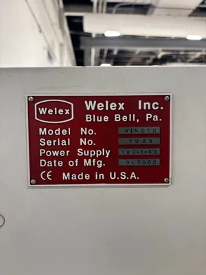 2005 WELEX 2 spindle sheet winder Winders | Mark One Machinery (7)