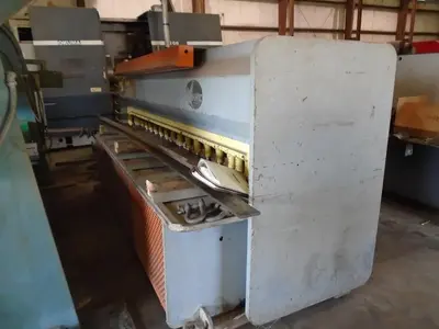 Used 1991 ATLANTIC HDM 10X10 Power Squaring Shears (Gauge) Illinois US | BLUMBERG MACHINERY COMPANY #1356594