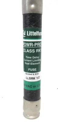 LOT OF 10 NEW LITTELFUSE LLSRK 1/2 FUSES LLSRK12