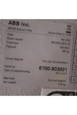 New | in-Stock ABB IRB 6700 Robotics Pennsylvania US | Global Equipment International, LLC #1457214