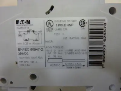NEW EATON CORPORATION WMZD1C15