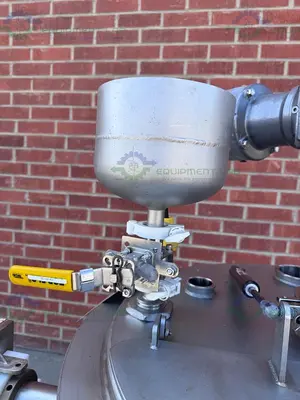 USED ALLEGHENY BRADFORD 174 LITER JACKETED NUTSCHE FILTER / AGITATED DRYER