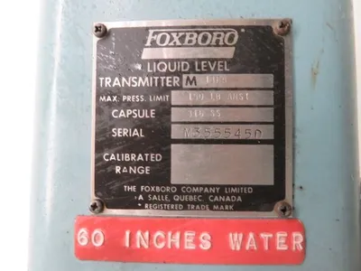 Foxboro Pneumatic Liquid Level Transmitter type 13FA