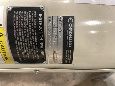 Chromalox NWH-03-018P-E4XX Clean Water Circulation Heater 18kW 480V