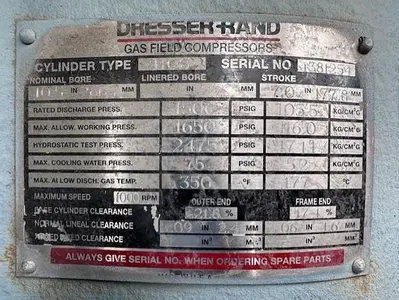 USED DRESSER RAND 7MOS-4