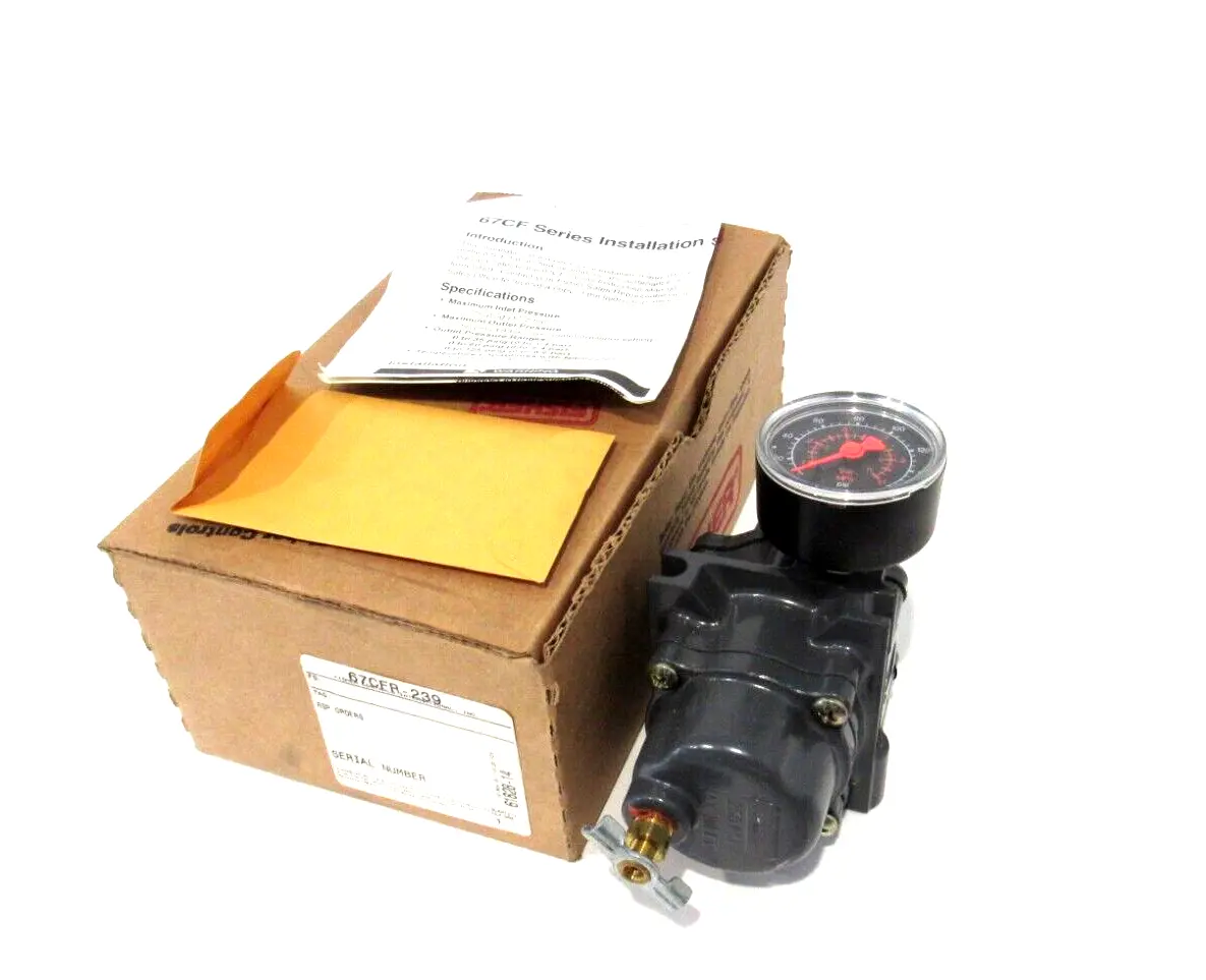 NEW FISHER 67CFR-239 PRESSURE REGULATOR 250 PSI 672CFR239
