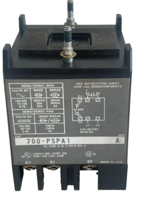 A / B 700-PSPA1 TIMING RELAY SER. A 700PSPA1 NEW, SURPLUS