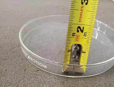 PYREX PETRI DISH BOTTOM ONLY