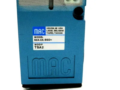 NEW MAC VALVES 82A-0A-BSD SOLENOID VALVE 82A0ABSD