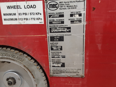 Used 2018 MEC 1330SE Scissor Lifters Texas US | Stack Equipment #1517570