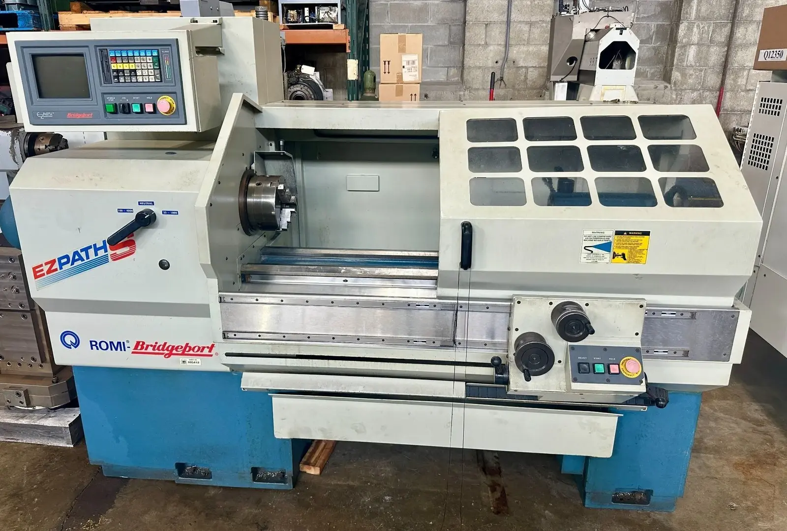 Used 1997 BRIDGEPORT ROMI EZ PATH S Engine Lathes Ohio US | Toolquip, Inc. #1493306