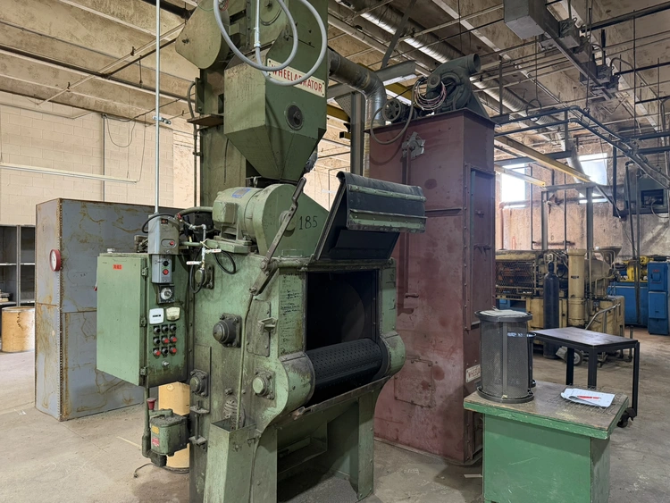 Used WHEELABRATOR TUMBLAST BATCH C DEBURRING MACHINE Tumble Shot Blaster (Tumblast) Indiana US | Miedema Asset Management Group #1574654