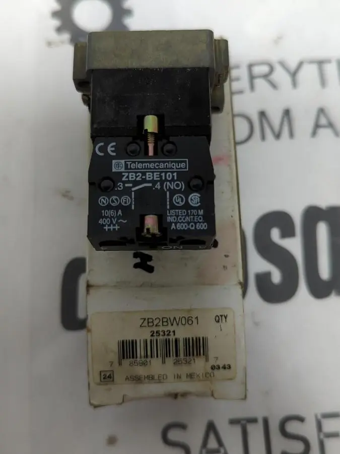 New | in-Stock TELEMECANIQUE ZB2BW061 Contact Blocks Ohio US | Surplus Asset Holdings #1246074
