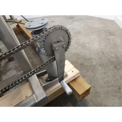 Used 1/2HP Motorized Sanitary Conveyor Belt Washing System - 54"W