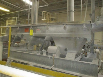 12' Long x 20" Wide Witte Fluid Bed Dryer/Classifier