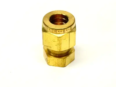 10BLEN10-B | Parker  5/8" Compression Tube End Cap Brass - New Other