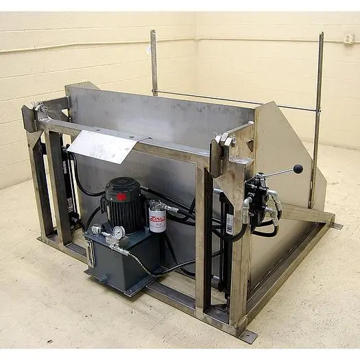 (NEW) All Stainless Steel Bin/Tote Dumper