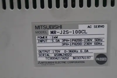 MITSUBISHI MR-J2S-100CL AC SERVO DRIVE STOCK 5006