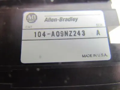 Allen Bradley 104-AO9NZ243 Ser A Reversing Contactor 600V 9A w/24VDC Coil