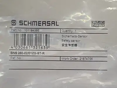 NEW SCHMERSAL NON-CONTACT SAFETY SENSOR SWITCH 101184366
