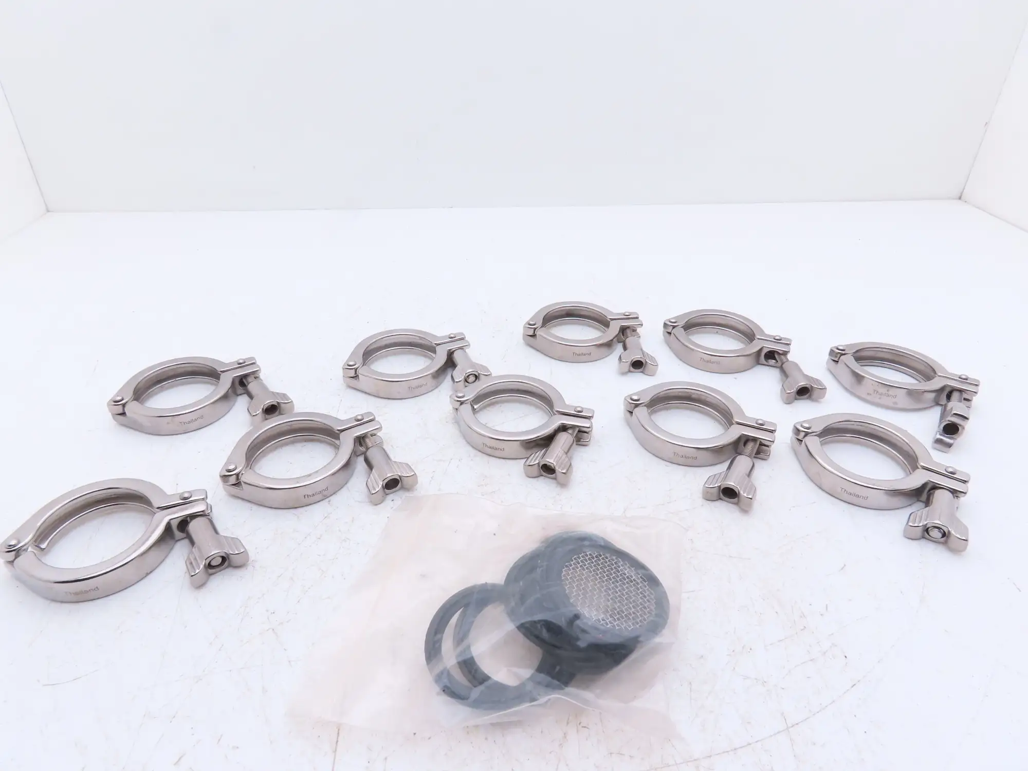 2" Tri-Clamp Sanitary 304 Stainless Wing Nut  Lot of 10